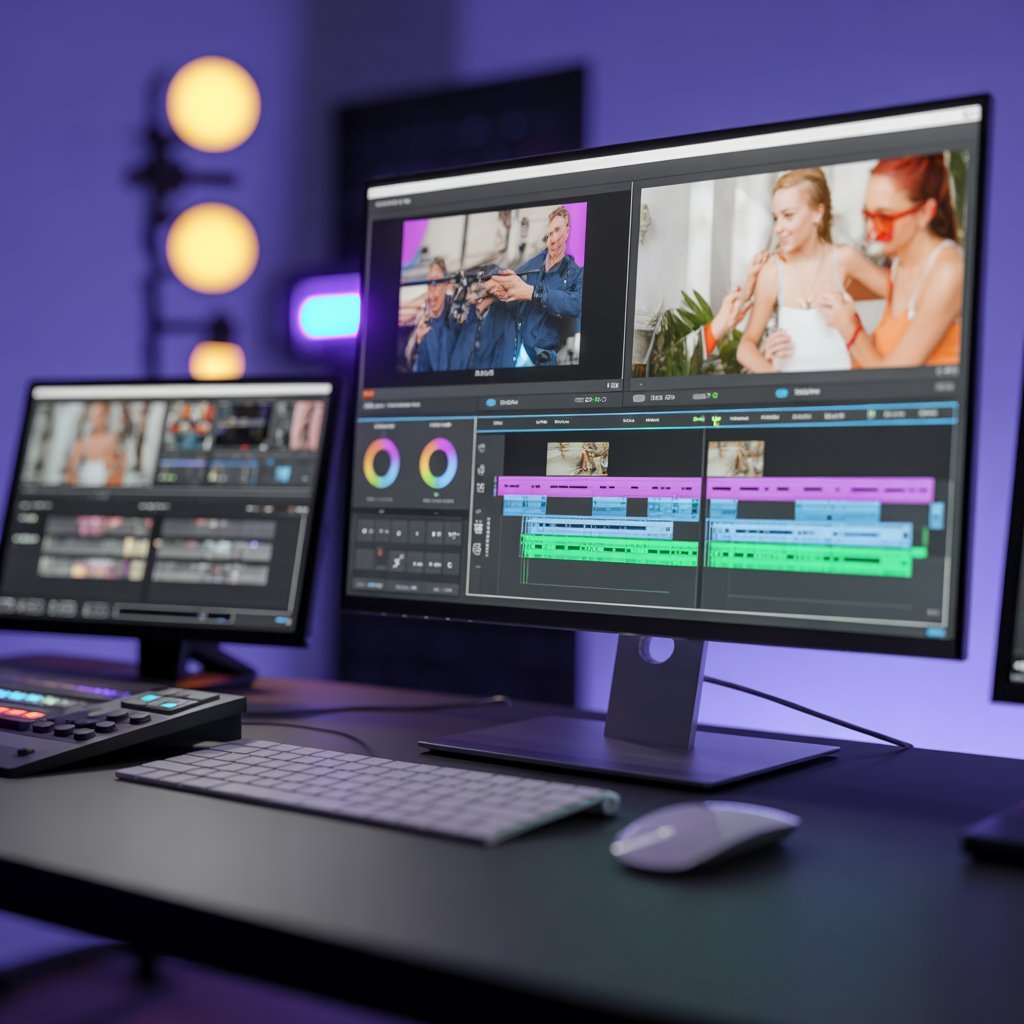 Freelance writing workspace with laptop notebook and coffee